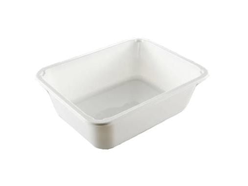 Bakke 1-rum 2227-1O 1965 ml 227x178x70 mm CPET Hvid 216 stk,216 stk/krt