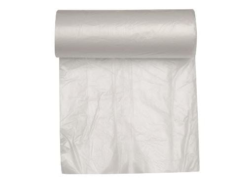 Spandepose 20ltr B500xL500mm 16my LDPE med Fals Kompakt Klar,24 rl x 50 stk/krt