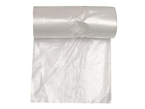 Spandepose 50 ltr 600x850 mm 16 my med Fals Kompakt LDPE klar m/50 stk pr./rulle