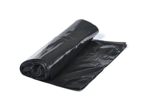 Spandepose 4ltr B130/60xL320mm 15my LDPE Sort,35 Stk/rl - (35 stk.)