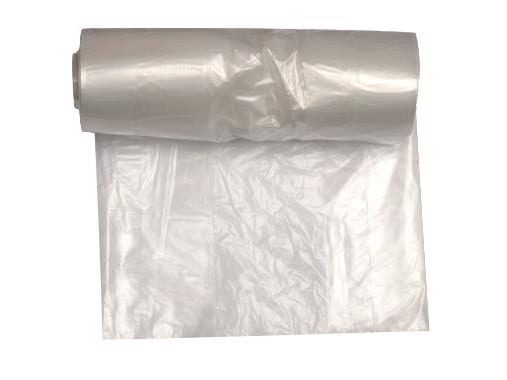 Kauhapussi 40 ltr 600x600 mm 16 my med Fals Kompakt LDPE Klar,15 rl x 50 stk/krt