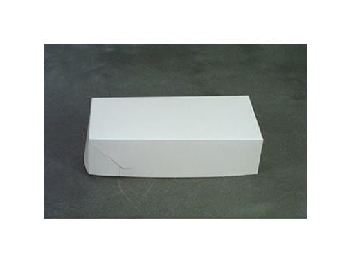 Kageæske fold selv nr 1212 L200xB100xH50mm pap hvid,250 stk/krt