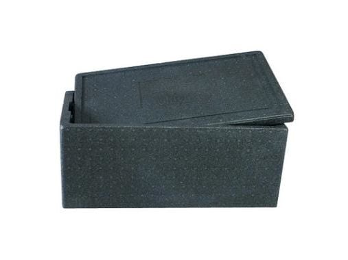 Thermobox 40 ltr 595x385x240 cm med lokk EPS Grey,5 stk/crt