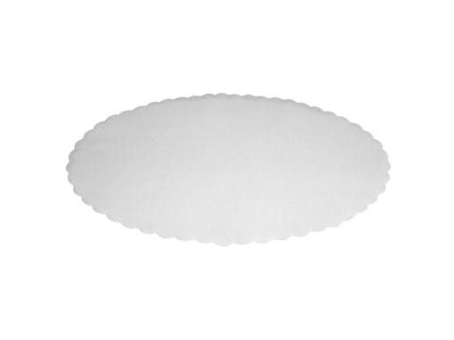 Astiapaperi 29x46 cm soikea kohokuvioitu valkoinen,2 kpl x 500 kpl/krt