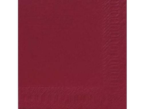 Serviet Duni 40x40 cm 3-lag Bordeaux 125 stk,125 stk/pk