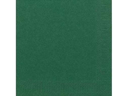 Duni - Servett - Storlek 33 x 33 cm - engångsvara - mörkgrön (paket om 125)