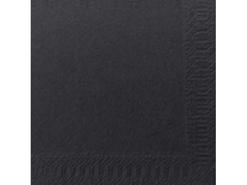 Serviet Duni 24x24 cm 3-lags sort - (250 stk.)
