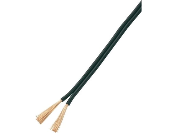 TRU COMPONENTS 1566993 Johdin 2 x 2,50 mm² Musta 50 m