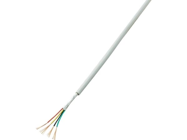 TRU COMPONENTS 1569083 larmlösningskabel LiYY 16 x 0,22 mm² vit 50 m