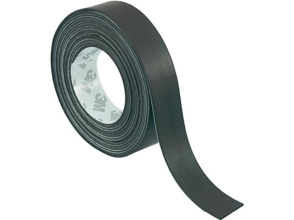TRU COMPONENTS magnetisk klebebånd S513-1050 sort, 10 m x 50 mm (1563953)