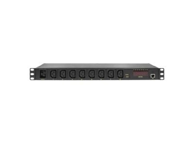 LogiLink PDU8P01, Ohjattu, 1U, Musta, 8 AC-pistorasia(a), C13 liitin, C20 liitin