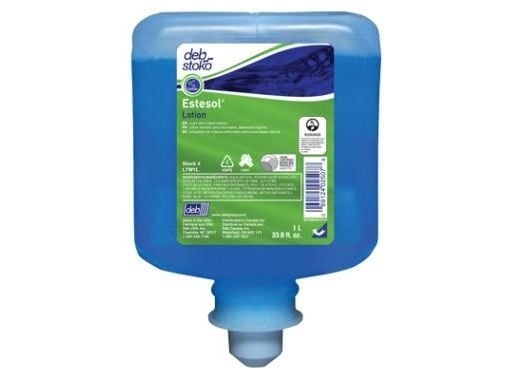 Cremesæbe Estesol Lotion Ecolabel med Parfume til Dispenser 1 ltr Blå,1 Ltr/fl