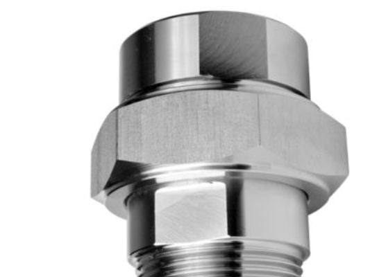 Tipunion 1 - Mf/Np. Maskinbear. m/konisk tæt. L=74. NW=50. Kval. AISI 3