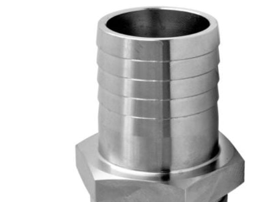 Slangenip. Dn 20 3/4 - D: Ø20Aisi 316