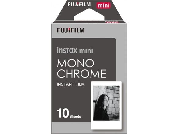 Fujifilm Instax Mini Monochrome - Svartvit film för snabbframkallning - instax mini - ISO 800 - 10 exponeringar