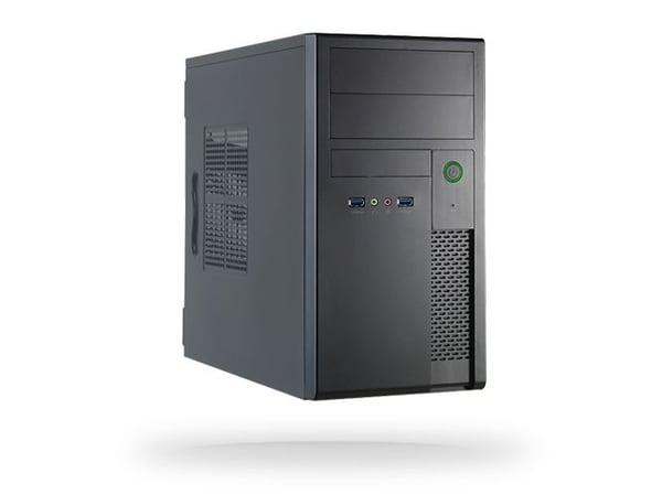 Chieftec XT-01B-350GPB, Mini Tower, PC, Musta, mikro ATX, SECC, 14 cm