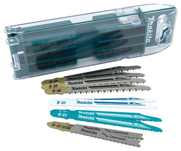 Makita - Bladsett for stikksag - for tre, metall - 10 deler