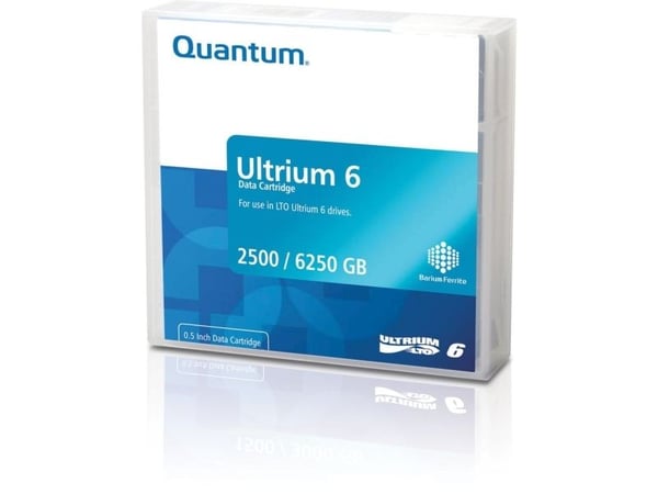 Quantum MR-L6LQN-LP, Tyhjä datanauha, LTO, 2,5 TB, 6,25 TB, 2,5:1, Musta