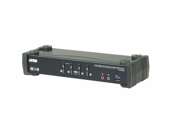 ATEN CS1924M KVMP Switch - KVM / lyd / USB-svitsj - 4 x KVM/lyd/USB - 1 lokalbruker - stasjonær