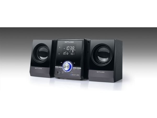 Muse M-38 BT, Hemmaljud mikrosystem, Svart, 1 diskar, Kina, 10 W, FM