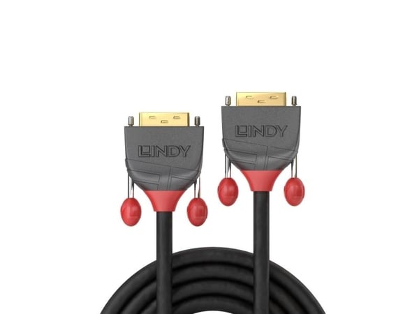 Lindy 36225, 7,5 m, DVI-D, DVI-D, Hankjønn, Hankjønn, Sort