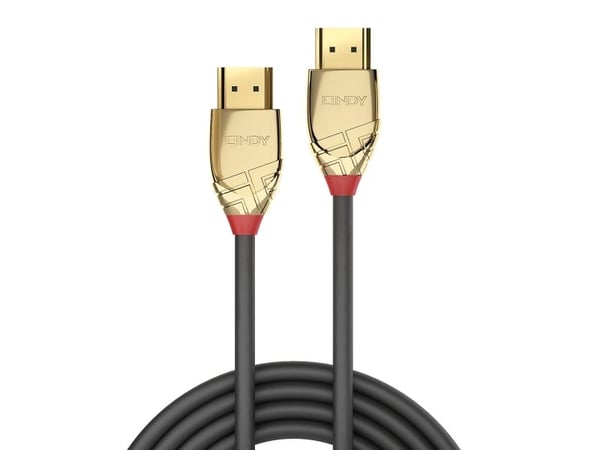 Lindy 37866, 10 m, HDMI Type A (Standard), HDMI Type A (Standard), 4096 x 2160 piksler, Gull, Grå