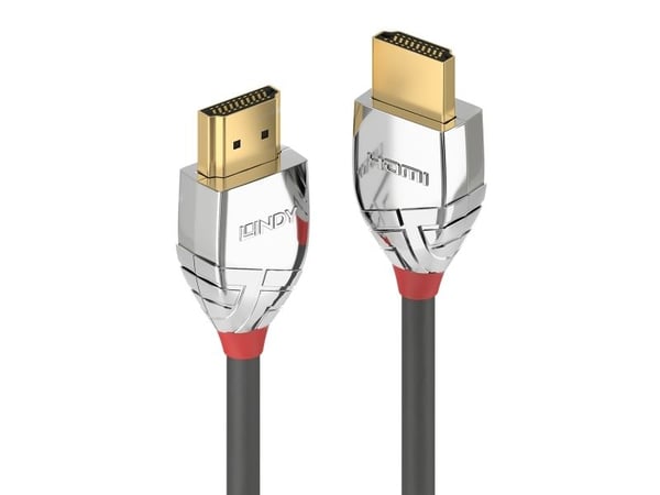 Lindy 37870, 0,5 m, HDMI Type A (vakio), HDMI Type A (vakio), 18 Gbit/s, musta, hopea