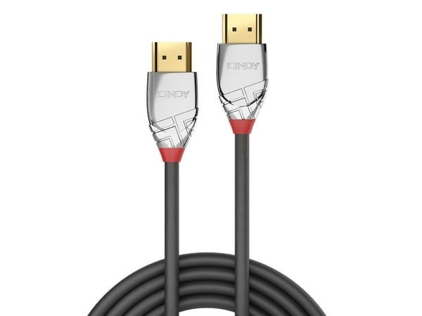 Lindy 37875, 7,5 m, HDMI Type A (Standard), HDMI Type A (Standard), 4096 x 2160 piksler, 3D, Grå