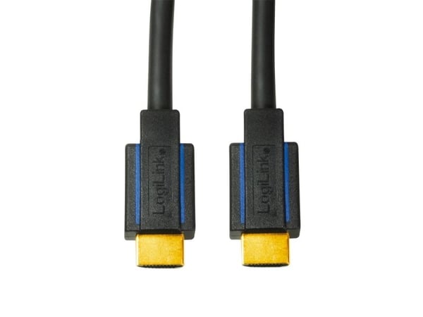 LogiLink CHB005, 3 m, HDMI-tyyppi A (vakio), HDMI-tyyppi A (vakio), 3840 x 2160 pikseliä, 18 Gbit/s, Musta