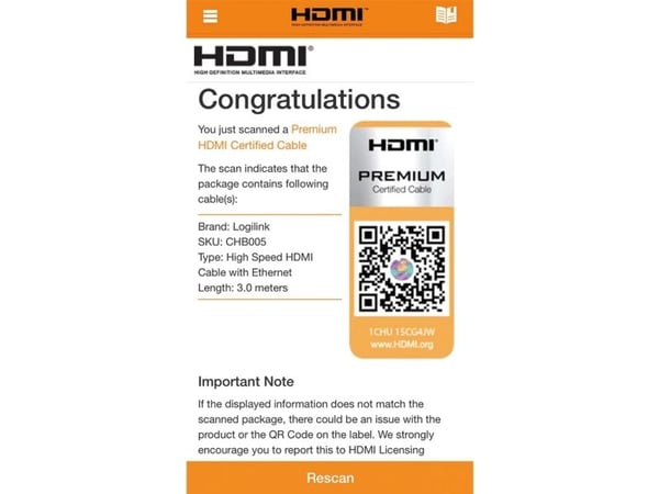 LogiLink CHB005, 3 m, HDMI-tyyppi A (vakio), HDMI-tyyppi A (vakio), 3840 x 2160 pikseliä, 18 Gbit/s, Musta