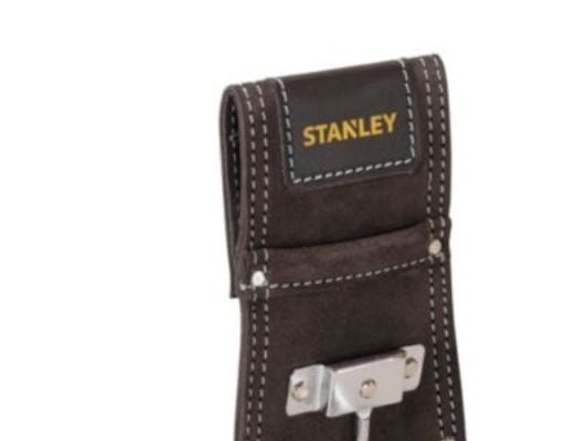 Stanley STST1-80117, Verktygshållare med krokar, Hammare, Läder, Stål, Brun, Stål, 117 mm, 162 mm