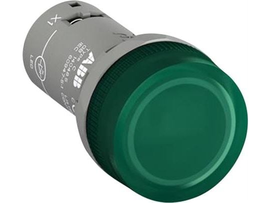 ABB CL2-523G, LED-elementti, Vihreä, IP66, IP67, IP69, AC, 30 mm, 52 mm