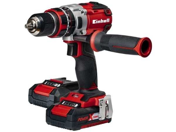 Einhell TE-CD 18 Li-i BL, Boremaskin med pistolgrep, Nøkkelløs, Aluminium, Sort, Rød, 1,3 cm, 1 cm, 500 RPM