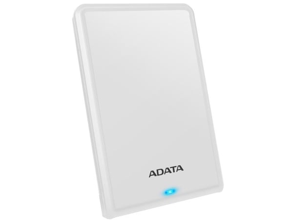 ADATA HV620S - Hårddisk - 2 TB - extern (portabel) - USB 3.0 - vit