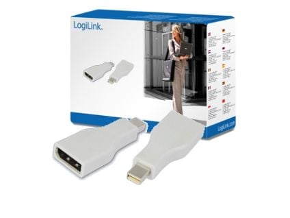 LogiLink - DisplayPort-adapter - Mini DisplayPort (hann) til DisplayPort (hunn)