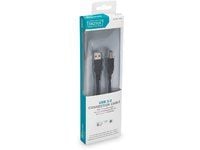 DIGITUS DB-300115-018-S - USB-kaapeli - USB-tyyppi A (uros) - USB-tyyppi B (uros) - USB 3.1 - 1,8 m - muotoiltu - musta