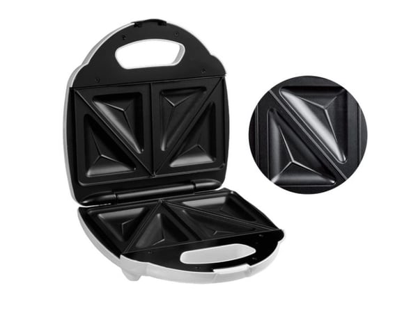 ETA Pievo 0151 90000 - Sandwich brødrister - 750 W - hvit