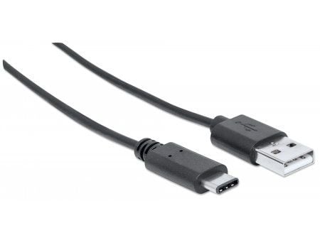 Manhattan 354981, 3 m, USB C, USB A, USB 3.2 Gen 1 (3.1 Gen 1), 5 Gbit/sek, svart