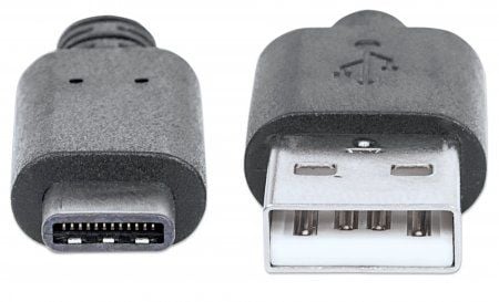 Manhattan 354981, 3 m, USB C, USB A, USB 3.2 Gen 1 (3.1 Gen 1), 5 Gbit/sek, svart