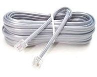 MicroConnect Modular - Telefonkabel - RJ-11 (hann) til RJ-11 (hann) - 15 m - flat