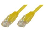 MicroConnect - Nettverkskabel - RJ-45 (hann) til RJ-45 (hann) - 20 cm - UTP - CAT 6 - med støvel, halogenfri - gul
