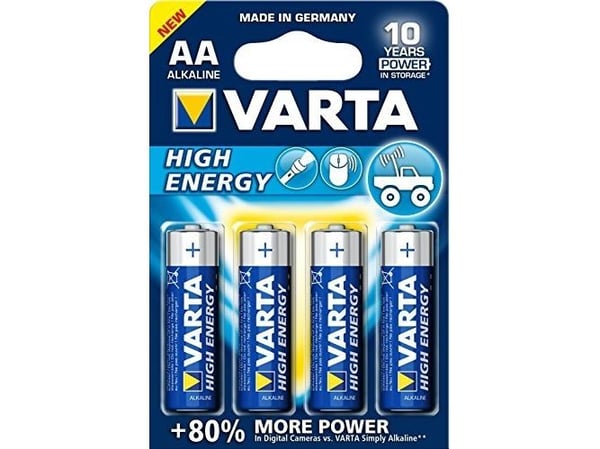 Varta High Energy 04906 - Batteri 4 x AA-type - Alkalisk