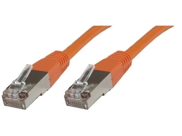 MicroConnect - Nettverkskabel - RJ-45 (hann) til RJ-45 (hann) - 1.5 m - skjermet, beskyttet tvunnet parkabel (STTP) - CAT 6 - halogenfri - oransje ...