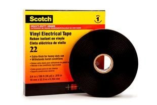 Scotch® 22 isolertejp Scotch22-19X33 svart (L x B) 33 m x 19 mm, 1 st