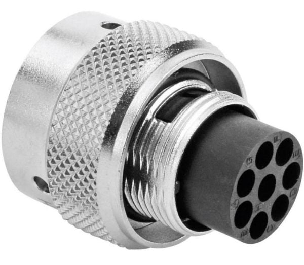 Amphenol RT0612-8PNH, Rak, Hankontakt, Nickel, IP67