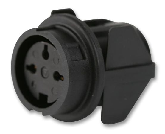 Amphenol T 3377 000, 5P, Suora, Naaras, Musta, IP40, 5 A