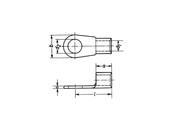 Klauke 165510, Peltipurkki, Ruostumaton teräs, Kupari, 35 mm², 9 mm, 1,2 cm