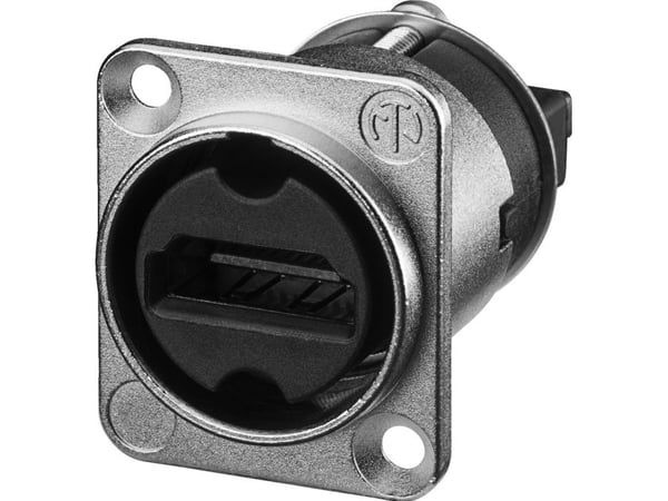 Neutrik NTR-NAHDMI-W, HDMI 1.3a, Sølv, ABS syntetisk, Messing, Nickel, Zink-stål, UL 94 V-0, -25 - 85 °C, 31 mm