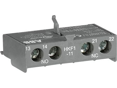 ABB 1SAM 201 901 R1001 HKF1-11 Moottorikatkaisijan lisäkytkin MS 116 etupuolinen jatkokytkentä