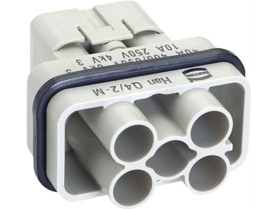 HARTING 09120063141 tilkoblingsinnsats Han® Q 4 + 2 + PE crimp, 1 stk
